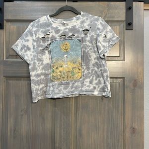 Living my best life crop top